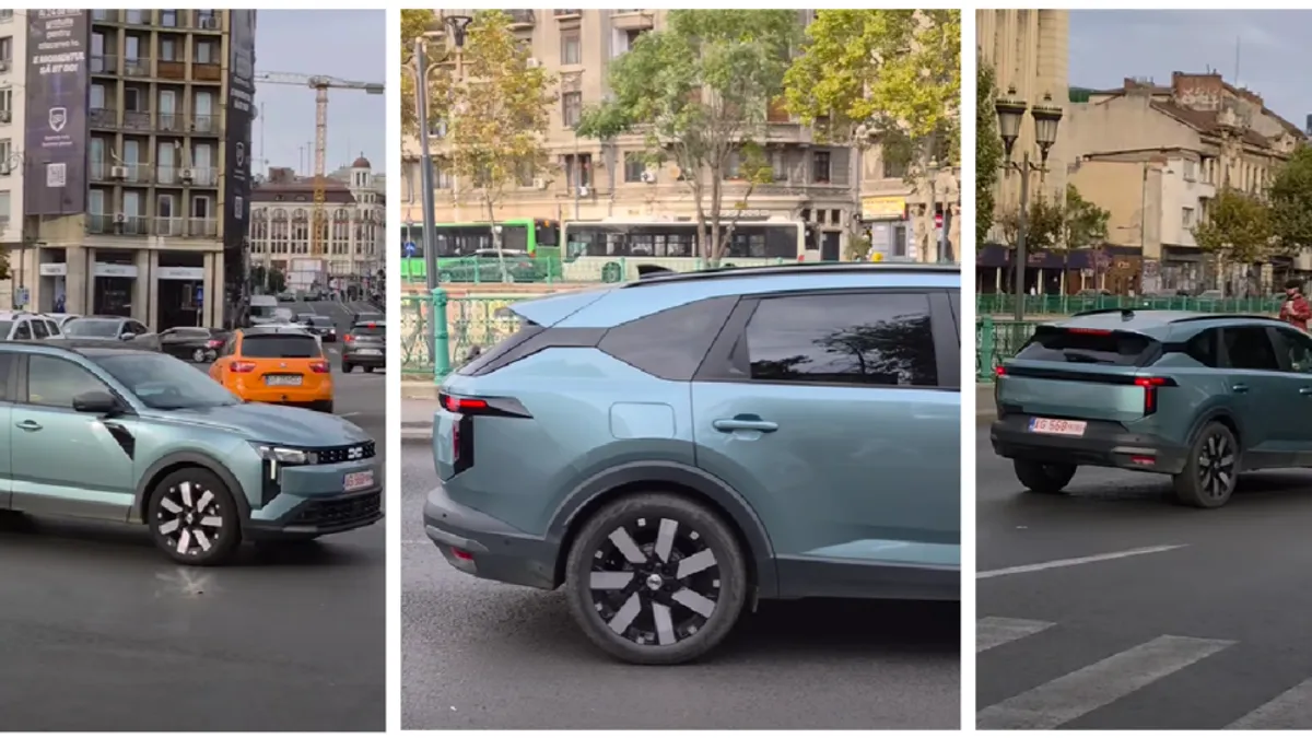 Dacia Striker surprins din nou: noi imagini în centrul Bucureștiului